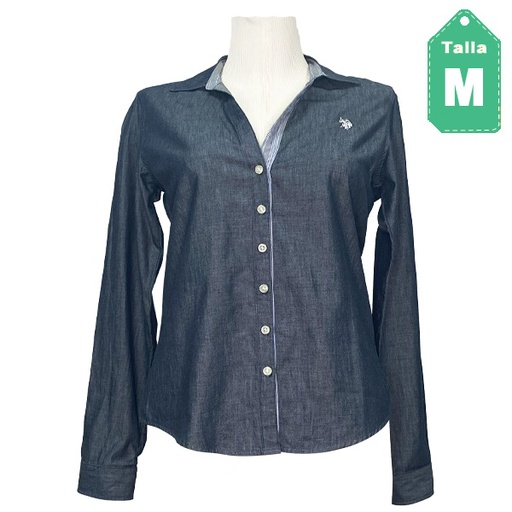[6278] Camisa U.S Polo Gris- M