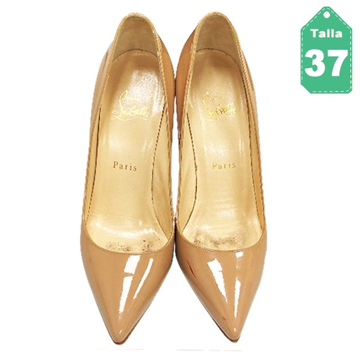 [6289] Tacones Christian Louboutin Nude- 37