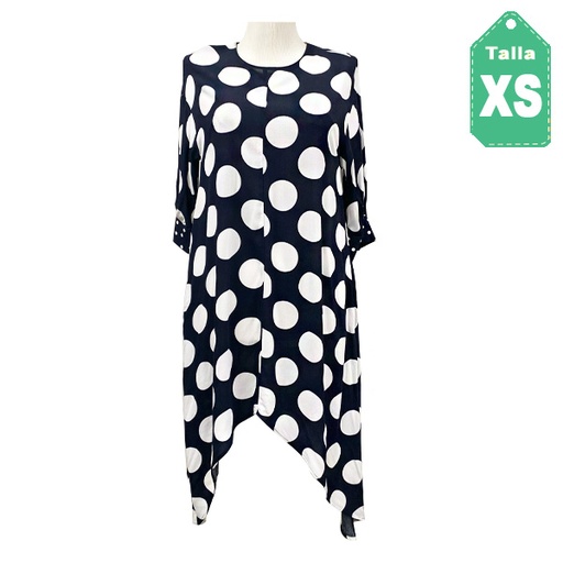 [6290] Vestido Zara Trafaluc Lunares- XS