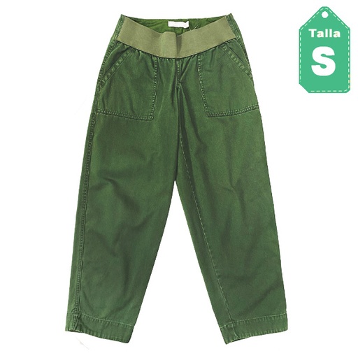 [6297] Pantalon Materno Asos Verde Oliva- S