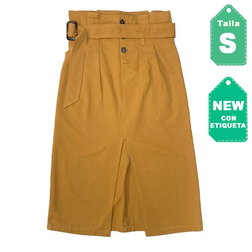 [6302] Falda Forever21 Camel- S