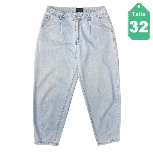 [6329] Mom Jeans Denim Club Prelavado- 32