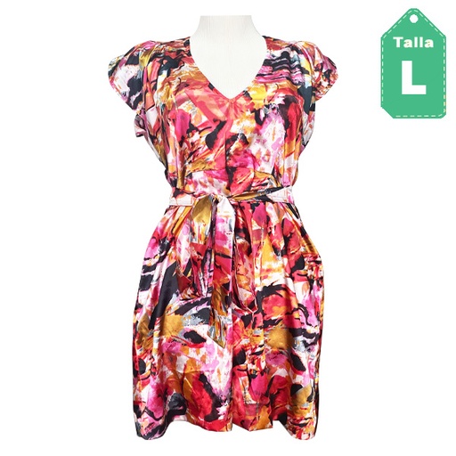 [6340] Vestido Floral- L                                           