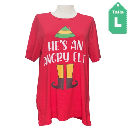[6336] Blusa Canvas Rojo- L