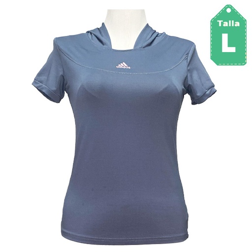 [6352] Camiseta Adidas Gris- L