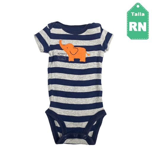 [6360] Body Carter´s Azul Marino y Gris- RN