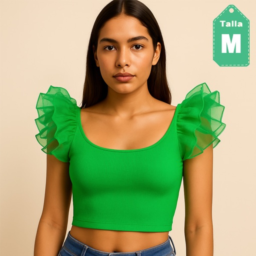 [6378] Blusa Insolita Verde- M