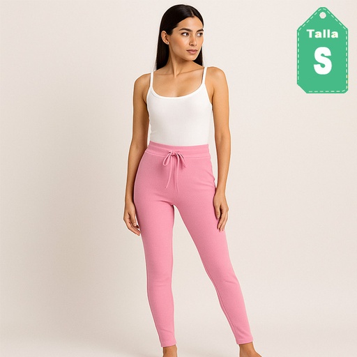 [6382] Pantalon Shein Rosado- S