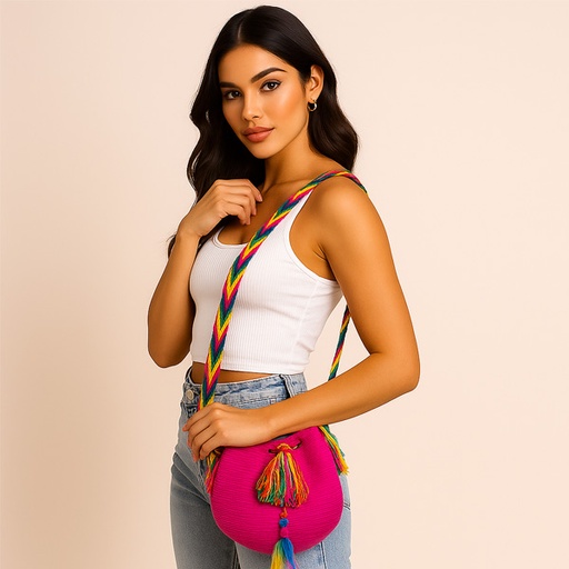 [6423] Bolso Way Fucsia 
