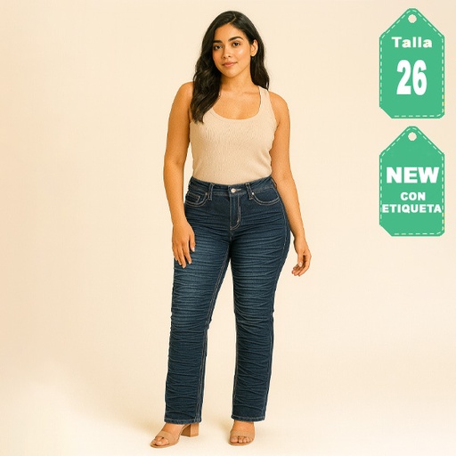 [6427] Jeans PlayBoys Prelavado Oscuro- 26