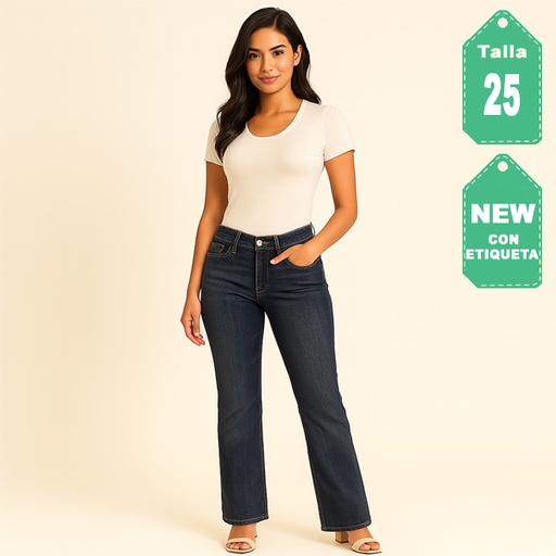 [6433] Jeans Vigoss Bordado- 25