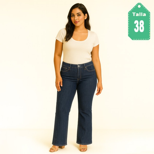 [6439] Jeans Vigos Azul Oscuro- 38