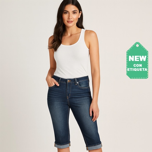 Jeans Tipo Pescador Vigoss Prelavado