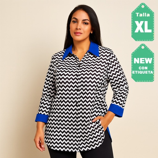 [6477] Camisa Zac&Rachel Estampado- XL