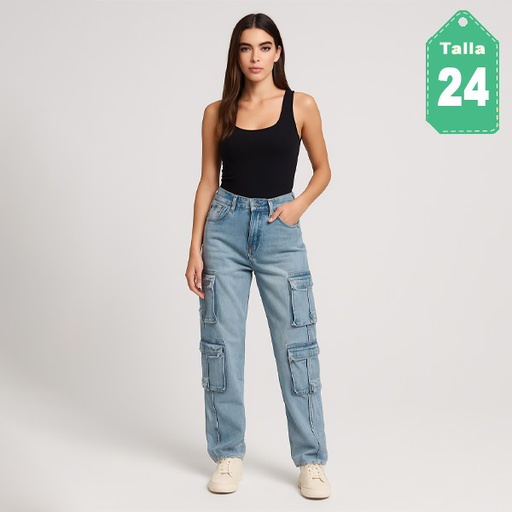 [6606] Cargo Jeans Zara Prelavado- 24