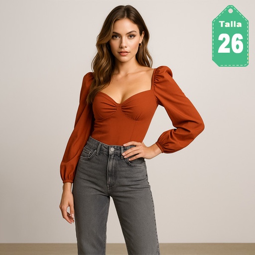 [6608] Jeans Zara Gray Denim- 26