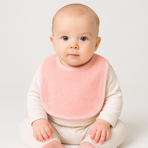 [6630] Babero Carter´s Rosa Coral