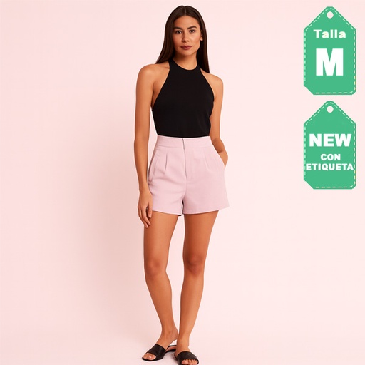 [6647] Short Ovi Rosado- M