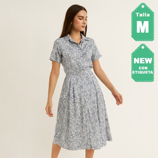 [6660] Vestido Aakaa Floral- M