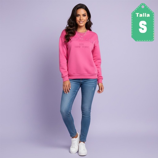 [6682] Sweater Shein Fucsia- S 