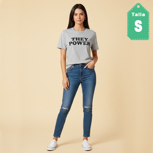 [6687] Camiseta Phlic Project Gris- S