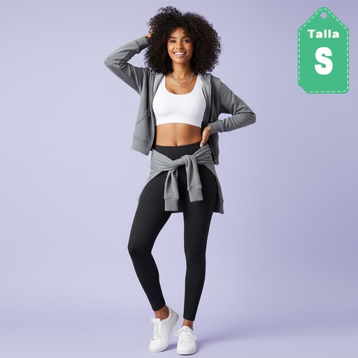 [6690] Leggins Yoga Licius Negro- S