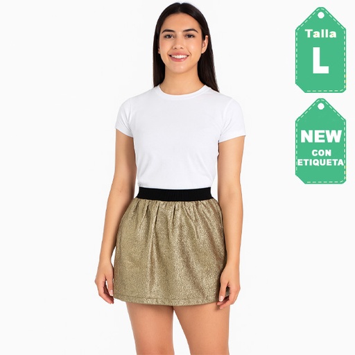 [6724] Falda Femme Dorada- L
