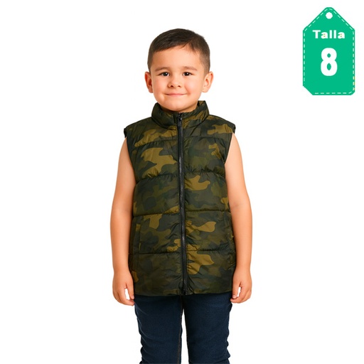 [6735] Chaleco Impermeable Old Navy Camuflaje- 8