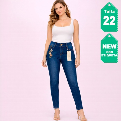 [6799] Jeans Studio F Azul Prelavado- 22