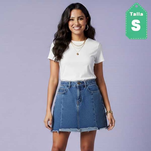 [6808] Falda Forever21 Jeans- S