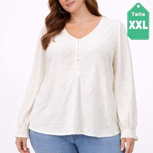 [6818] Blusa Old Navy Beige- XXL