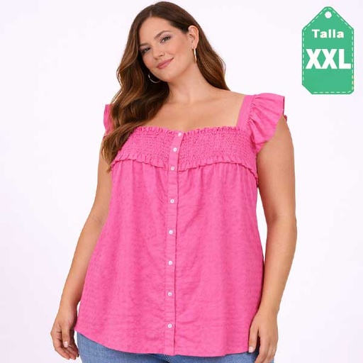 [6821] Blusa Old Navy Fucsia- XXL 