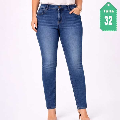 [6832] Jeans Fashion Nova Prelavado- 32