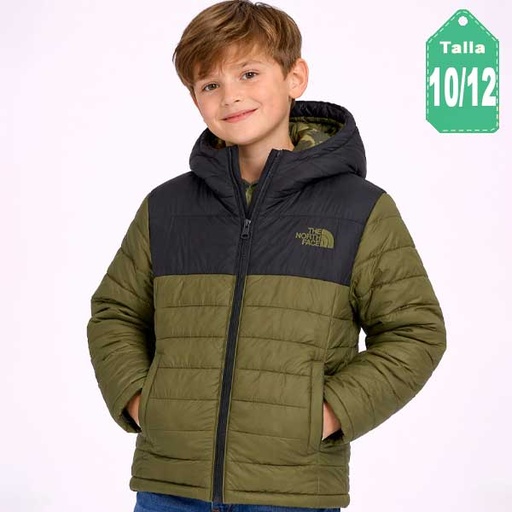 [6885] Chaqueta Reversible The North Face Verde Oliva- 10/12