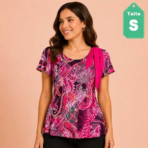 [6920] Blusa Estampada- S