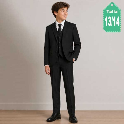 [6928] Conjunto de Traje American Exchange Negro- S