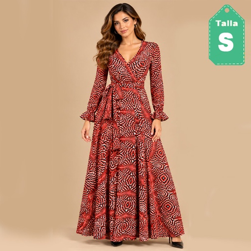 [6946] Vestido Va Va Voom Estampado- S